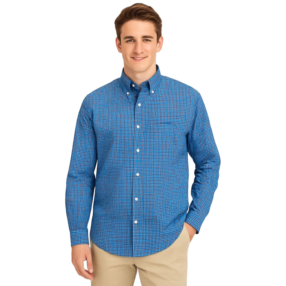 Vineyard Vines Pink Blue Plaid Whale Shirt XL Long Sleeve Preppy Classic Fit